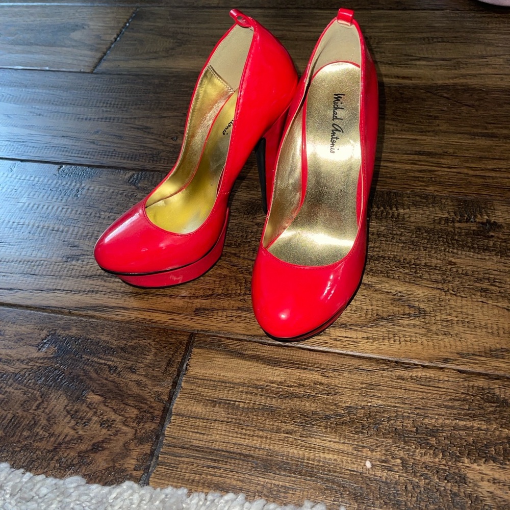 Michael Antonio Vibrant Red Heels